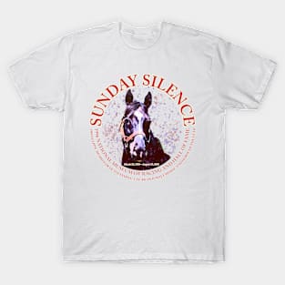 Famous Racehorses - Sunday Silence 1989 design T-Shirt